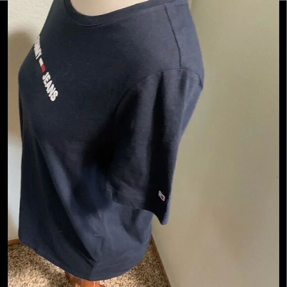 NWOT Tommy Jeans Blue Short Sleeve Tee Size Medium #153 - Picture 2 of 3